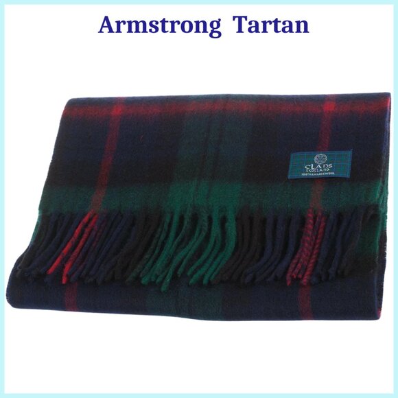 100% Scottish Lambswool CLAN HISTORY & MOTTO INCLUDED Scarf GUARANTEED 100% - Picture 4 of 5